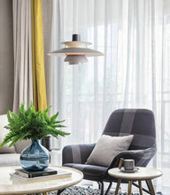 Load image into Gallery viewer, gray Ozella modern colorful pendant light in living room