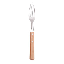 Load image into Gallery viewer, Oak - Rustic Wood Handle Stainless Steel Silverware Set