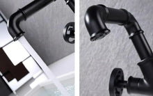 Load image into Gallery viewer, Vintage Industrial Brass Bathroom Faucet