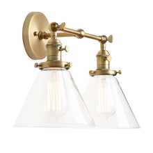 Load image into Gallery viewer, Two-Bulb Finley Vintage Wall Sconce