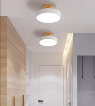 Load image into Gallery viewer, White Colorful Nordic LED Ceiling Light for Bathroom