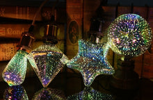 Load image into Gallery viewer, space style colorful stars LED light bulbs