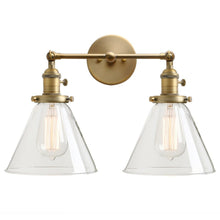 Load image into Gallery viewer, Two-Bulb Finley Vintage Wall Sconce