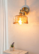 Load image into Gallery viewer, Vintage Hand-Blown Glass Wall Sconces
