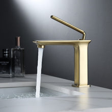 Charger l'image dans la galerie, master bathroom polished gold contemporary bathroom faucet