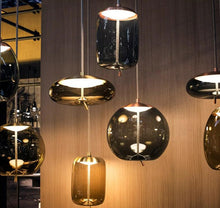 Charger l'image dans la galerie, Suspensions nordiques en corde et verre