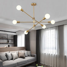 Load image into Gallery viewer, Modern Angled Multi-Bulb Pendant Light Fixture