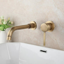 Charger l'image dans la galerie, Antique Bronze Wall Mounted Bathroom Faucet