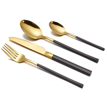 Charger l'image dans la galerie, Sachi - Ensemble de couverts en acier inoxydable avec finition miroir