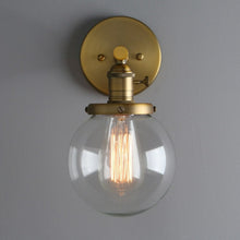 Charger l'image dans la galerie, antique brass finish full metal wall sconce