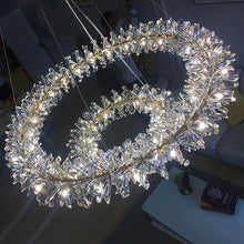 Charger l'image dans la galerie, Glass Crystal Chandelier for Dining Room