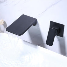 Load image into Gallery viewer, Black Modern Wall Mounted Faucet