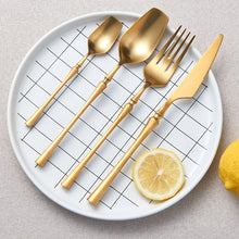 Charger l'image dans la galerie, paxon modern stianless steel flatware set