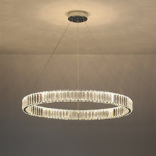 Load image into Gallery viewer, Harper - Modern Glass Crystal Ring Chandelier