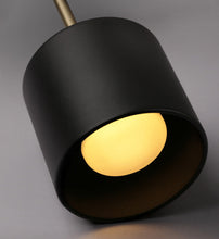 Charger l'image dans la galerie, Applique murale suspendue moderne noire et laiton