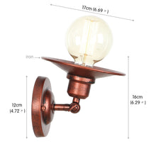 Load image into Gallery viewer, Vintage Industrial Metal Wall Lamps