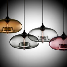 Load image into Gallery viewer, glass art deco colorful pendant lights