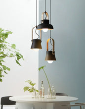 Load image into Gallery viewer, Colorful Modern Nordic Wood Pendant Lights