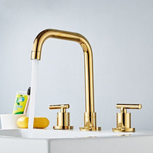 Charger l'image dans la galerie, dual handle retro chic slim spout bathroom faucet