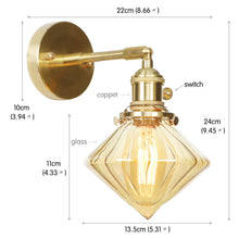 Load image into Gallery viewer, Vintage Copper Wall Sconces