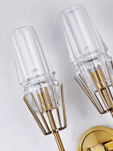 Charger l'image dans la galerie, Appliques murales nordiques en laiton à une ou deux ampoules