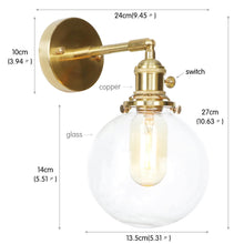 Load image into Gallery viewer, Vintage Copper Wall Sconces