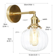 Load image into Gallery viewer, Vintage Copper Wall Sconces