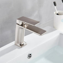Load image into Gallery viewer, Brushed Chrome Single Handle Classic Bathroom Faucet
