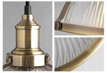 Cargar imagen en el visor de la galería, Garland - Lámparas colgantes de vidrio texturizado retro