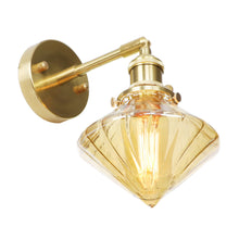 Load image into Gallery viewer, diamond retro glass textured wall sconce