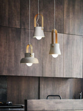 Load image into Gallery viewer, Colorful Modern Nordic Wood Pendant Lights