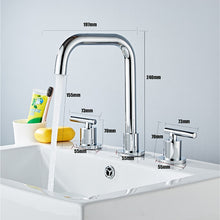 Charger l'image dans la galerie, Theodore modern bathroom faucet dimensions