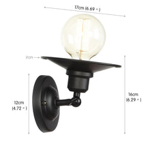 Load image into Gallery viewer, Vintage Industrial Metal Wall Lamps