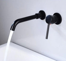 Charger l'image dans la galerie, Black Wall Mounted Bathroom Faucet