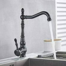 Load image into Gallery viewer, vintage brass kitchen faucet
