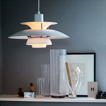 Load image into Gallery viewer, light blue Ozella modern colorful pendant light