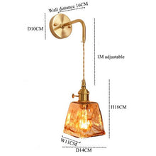 Load image into Gallery viewer, Vintage Hand-Blown Glass Wall Sconces