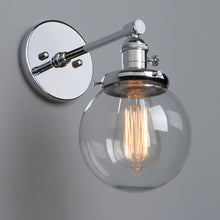 Charger l'image dans la galerie, retro farmhouse style chrome wall lights