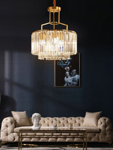 Charger l'image dans la galerie, living room luxury style copper frame chandelier
