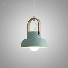 Load image into Gallery viewer, Colorful Modern Nordic Wood Pendant Lights