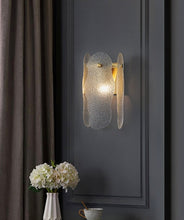 Load image into Gallery viewer, Terez - Glass & Copper Contemporary Wall Sconce