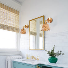 Load image into Gallery viewer, handcrafted boutique glass wall sconces