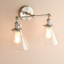 Load image into Gallery viewer, Two-Bulb Finley Vintage Wall Sconce