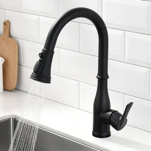 Charger l'image dans la galerie, Matte Black kitchen faucet with touch sensor
