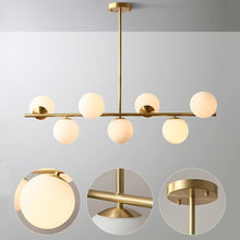 Load image into Gallery viewer, Modern Pendant Multi Bulb Frosted Glass Light Fixture