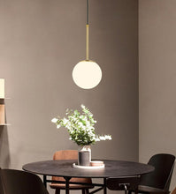 Load image into Gallery viewer, frosted white glass pendant light