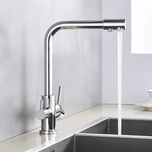 Load image into Gallery viewer, Modern Chrome Kitchen Faucet in Chrome