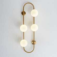 Charger l'image dans la galerie, Brass Multi-Bulb Wall Sconce