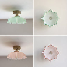 Load image into Gallery viewer, Glass Flower Ceiling & Pendant Lights
