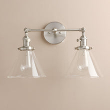 Load image into Gallery viewer, Two-Bulb Finley Vintage Wall Sconce